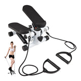 Mini Stepper For Exercise At Home With Resistance Bands LCD Display Capacity 100kg Stair Stepper