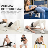 Hip Thrust Belt for Dumbbells - Glute Trainer, Booty Builder- Home Gym Equipment