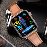 Buy 1 Medical Grade Smart Watch get 3 straps watches - Blood Glucose, Lipid and Uric Acid AI Diagnostic Detector Women Menstrual Health Tracker- AMOLED