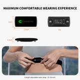 Heart Rate Monitor Chest Strap Bluetooth 5.0 ANT+ HR Sensor HRM IP67 Waterproof Use for Garmin wahoo Zwift