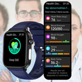 Buy 1 Medical Grade Smart Watch get 3 straps watches - Blood Glucose, Lipid and Uric Acid AI Diagnostic Detector Women Menstrual Health Tracker- AMOLED