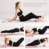 Foam Massage Roller, Hollow Yoga,  Fitness Equipment for Muscle Massage, Physiotherapy and Sports Rehabilitation, Rolle